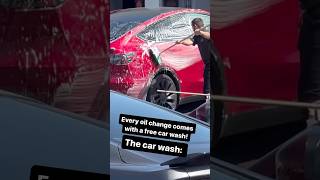 NEVER take a free car wash #cars #car #supercars #tesla #bmw