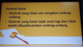 Pengajian Perniagaan Penggal 2 STPM : Akta kontrak bhg 4 (syarat- kontrak sah, tidak sah & batal)