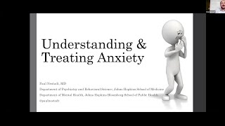 Mental Health Matters Webinar: Understanding and Treating Anxiety
