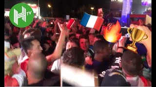 Into the World Cup final! | 🇫🇷 France fans go crazy after victory over Belgium