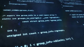 Computer Code Blue Motion Graphics