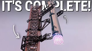 SpaceX Starship Launch Tower FINALLY It's Near COMPLETION!