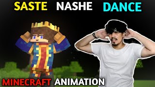 Saste Nashe Dance @GamerFleet  | Minecraft Animation
