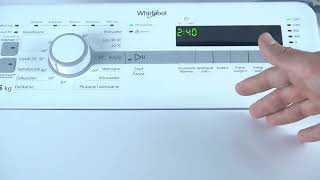 Washing Machine Whirlpool TDLR 65230S - How to Disable Spinning | Turn Off Spin Cycle