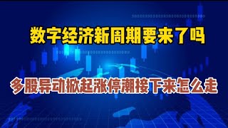 数字经济新周期要来了吗？多股异动掀起涨停潮，接下来怎么走