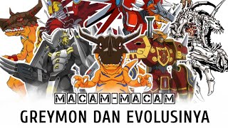 Inilah Macam-Macam Greymon Yang Ada Dalam Anime Digimon