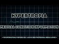 hypertropia medical condition