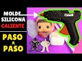 🥵 Cómo hacer un MOLDE con SILICONA CALIENTE 🔫 🥵CASERO de dos caras