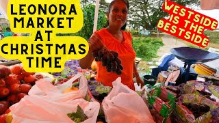 GUYANA 2023 - LEONORA MARKET / FISH / MUTTON / CHICKEN / CHRISTMAS SHOPPING GUYANA