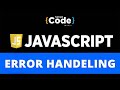 Error Handling In JavaScript | Error Handling Tutorial | Advance JavaScript Tutorial | SimpliCode