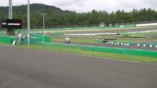 2013.07.21 SUGO mini+motoチャレンジ　開幕戦　KIDSクラス　朝フリ