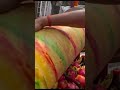 Amazing ROLLER COASTER Natural Mix Fruit ICE CREAM Live making #shorts #indianstreetfood