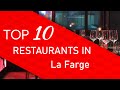 Top 10 best Restaurants in La Farge, Wisconsin