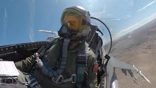 Air to Air Combat in F-16 (Cockpit View)