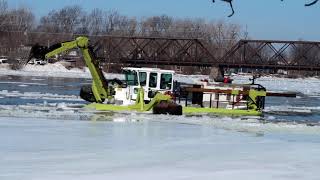 Chateauguay River Ice Breaking Operation - March 17th, 2021