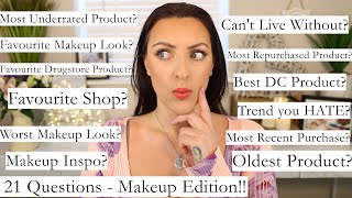 21 Questions Makeup Edition | Allie Glines