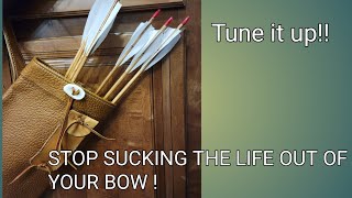 String Noise,   Stop sucking the life out of your bow!!!!