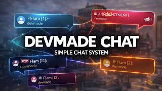 Simple Chat System | FiveM Script [ESX] | devmade_chat | UPDATED