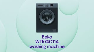 Beko WTK74011A 7 kg 1400 Spin Washing Machine - Anthracite - Product Overview