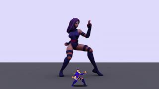 Psylocke Animation Test