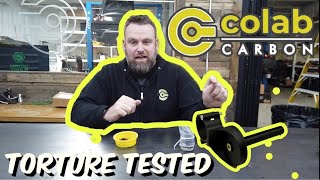 Are 3D Printed Carbon Fiber Composite Car Parts Unbreakable? Watch Our Colab Carbon Torture Test!