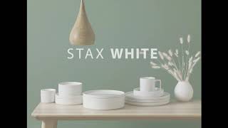 NORITAKE STAX WHITE STOP MO