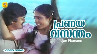 പ്രണയവസന്തം | Pranayavasantham | Njan Ekananu | Malayalam  Movie Song  | K J Yesudas | K S Chithra