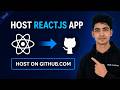 Deploy React project on Github Pages in 3 Mins 🔥| How To Host A React Vite App To Github Pages