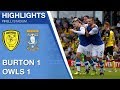 Burton Albion 1 Sheffield Wednesday 1 | Extended highlights | 2017/18