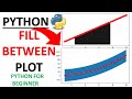 Fill_Between Plot in Matplotlib  Python Tutorial HOW TO FILL AREA UNDER PYTHON PLOT. #python
