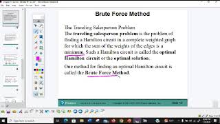 Graph Theory - Using the Brute Force Method