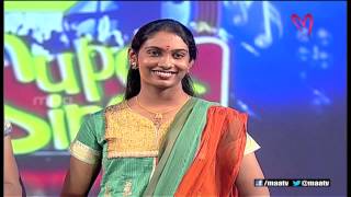 Super Singer 1 Episode 21 : Anjana Sowmya Performance ( Sannaga Veeche )