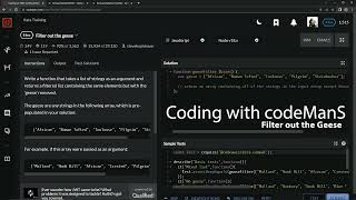 Codewars 8 kyu Filter out the Geese Javascript