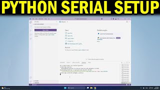 How To Set Up Serial Communication in Python Projects. Install PySerial in VS Code for Python