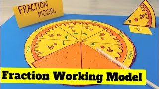 Fractions Working Model #fraction #fractiontricks #fractionmodel #workingmodel