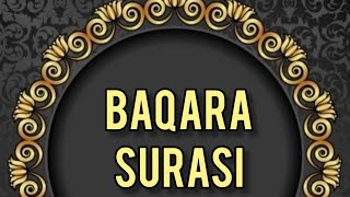 Бақара сүресі ... Аса қамқор, ерекше мейірімді Алланың атымен бастаймын