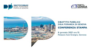 Diga foranea del Porto di Genova - Conf. Stampa Dibattito Pubblico