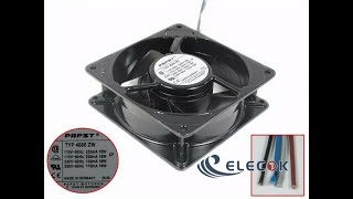 TYP 4666 ZW Server - Square Fan sq120x120x38mm  4-wire  115V 19W