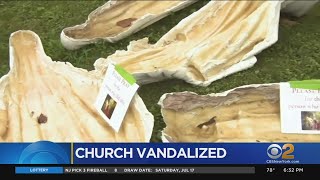 Statues Vandalized Outside Forest Hills Church