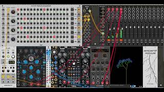 3 oscillators generative drone patch using VCV