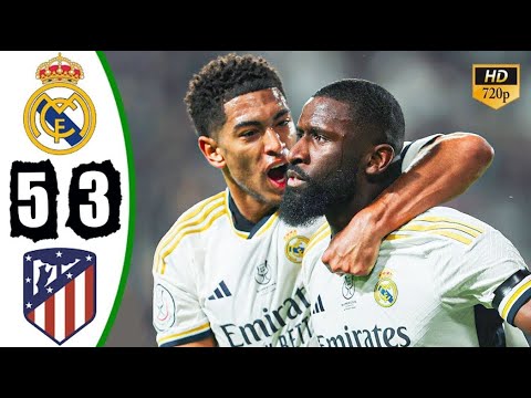 Real Madrid 5 3 Atletico Madrid Extended Highlights & All Goals🔥 # ...