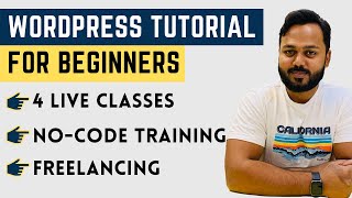 WordPress Tutorial for Beginners - Class 1