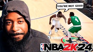 Accepting a $100 Wager in NBA 2K24 Play Now Online.