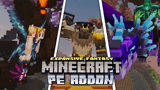 Expansive Fantasy Addon V2 (Wizards, Fairies, Minotaurs and more) - MCPE Addon Review