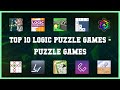 Top 10 Logic Puzzle Games Android Games