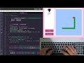 ASMR Programming - How to make a Snake Game in HTML, CSS and Javascript - No Talking