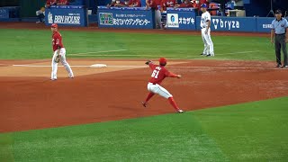 強肩矢野！カープ好プレー集、～鉄壁の守備編in矢野の時代～堂林翔太、坂倉将吾、マクブルーム、秋山翔吾、松本竜也、會澤翼 2022年8月20日広島カープ 横浜スタジアム