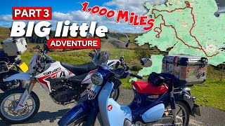 125cc Motorcycle BIG Little Adventure Part 3 - 1000 Miles on Sinnis Apache & Honda Cub