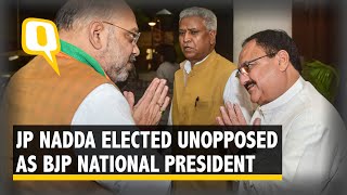 JP Nadda to be New BJP National President, Elected Unopposed