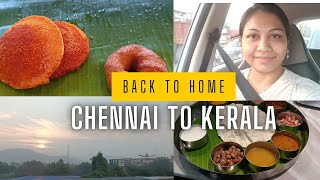 നാട്ടിലേക്ക് പോകുന്ന വഴി | back to home... Chennai to Kerala🌴